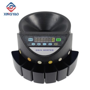 Accurate count portable EURO coins sorter and counter machine EURO/USD/GPB/MYR coins counting machine