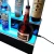 Acrylic LED Lighted Liquor Bottle Display Illuminated Stand Perfume Bottle Display Stand Shelf with Remote Control for Home Bar