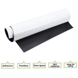 Adhesive Magnetic Dry Erase Roll Up Whiteboard