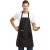 Import Adjustable Bib Apron Thicker Polyester Waterdrop Resistant with Pockets Black Cooking Kitchen Uniform Aprons for Women Men from China