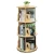 Import Adjustable CD Holder Bookcase Wooden Children Rotating Bookshelf Storage Living Room Furniture Sets from China