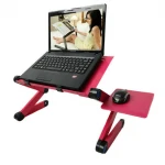 Adjustable Computer Desk Portable Foldable Laptop Desk With Cooling Fans& mouse pad