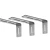 Import Adjustable Security Door Barricade Bracket Open Bar Iron L Bracket for Door/Gate Steel Angle Structure with Shelf Bracket from China