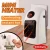 Import Adjustable thermostat control wall mounted auto heater fan portable mini easy home electric fan heater from China