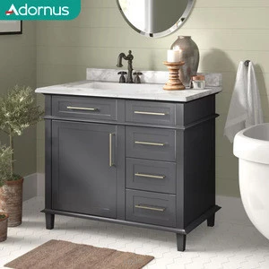 Adornus wicker 30 inch salon sink blue dressing table hotel motel bathroom vanity cabinets in malaysia