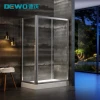 Advanced Rectangle Shower Enclosure with Acrylic Basin and Tempered Glass (JJ4402)