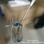Aerosol crimping machine for aerosol can aerosol valve