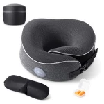 AEVO memory foam neck pillows Comfortable & Breathable Cover Machine Washable