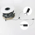 aftermarket parts double female bullet plug wire harness with customized spacing