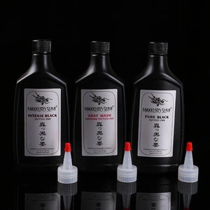 AI-Aiheogae INK203 Professional 360 ml/Bottle Intense Black Ink Tattoo Pigment Ink