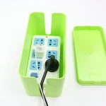 Amazon Hot Sales Storage Power Cord Injection Wire Management Bin Plastic Cable Box