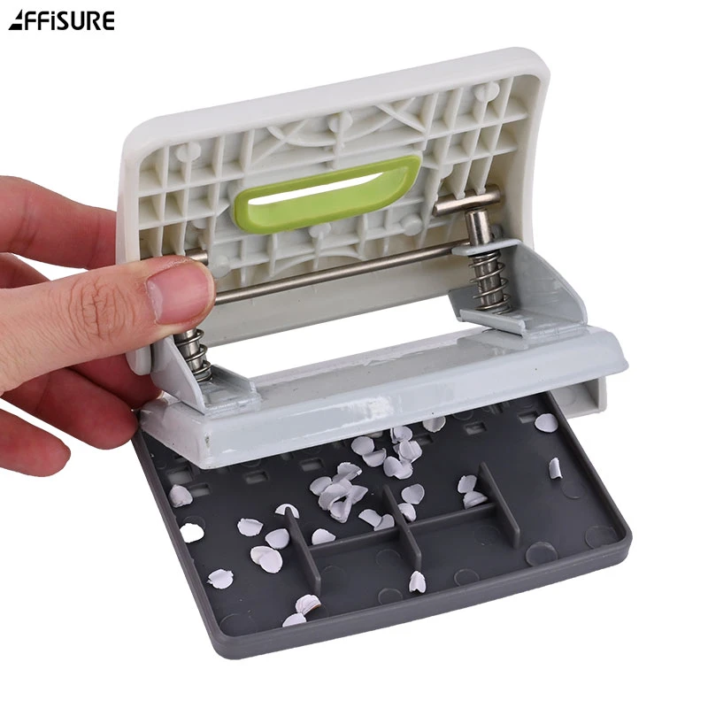 Amazon hot sell bi-color small portable gift bag 2 hole punching machine for paper hole punch