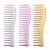 Import Amazon hot selling electroplating gold color hair comb plastic hair salon comb wholesale from China