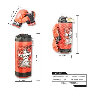 Amazon hot selling OEM Children Sport Toys Set boxing speed bag