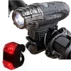 Amazon Hot selling USB Rechargeable Bike Light Set,powerful lumens bicycle front light free tail light,LED Bike front Light