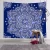Import Amazon  Mandala Tapestry Digital Printing Square Valance Backdrop from China