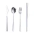 Import Amazon Portable Cutlery Travel Pouch 304 Stainless Steel Flatware Set Fork and Spoon Knife Chopsticks Travel Set from China