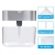 Import Amazon top selling clear soap pump sponge caddy liquid soap dispenser with sponge holder from China