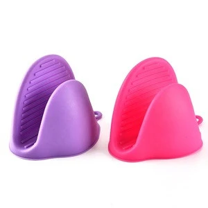 Amazon/E-bay Hot Selling Colorful Safety Kitchen Silicone Oven Mitts