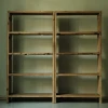 Ancient Age furniture display multi-purpose antique simple reclaimed rustic wooden bookcase