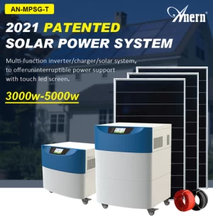 Anern smart 5000w industrial solar battery generator