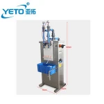 Anti corrosive 2 nozzles liquid detergent filling equipment manufacture ,small liquid filling machine
