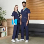 Anti-wrinkle Wholesale Comfortable Fashion Hospital Uniforms Long Sleeve Nurse Uniform Sets