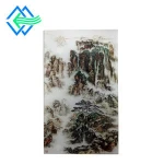 Any color available Building Glass anti uv 3D digital printing glass