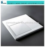 Artifical marble shower tray white color square shape