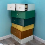 Assembly free combination living room furniture TV stand nightable chest of drawer storage office cabinet