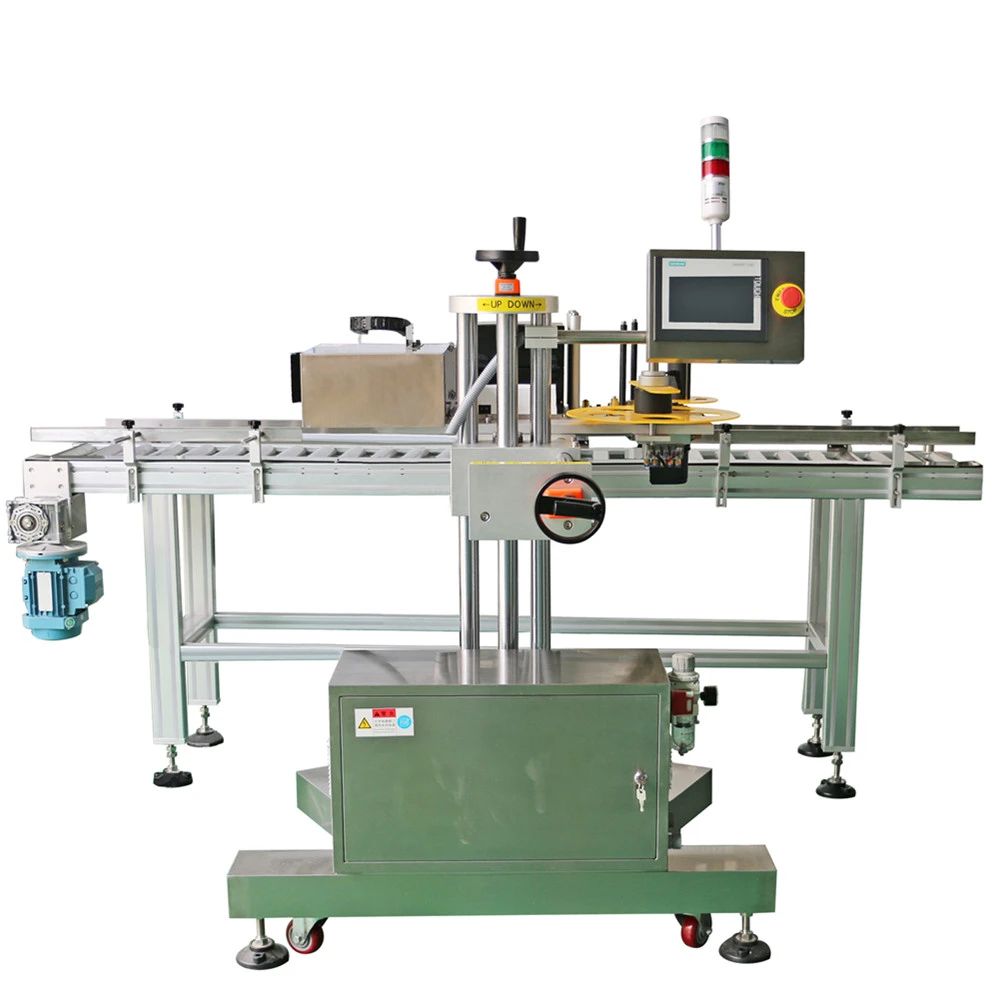 Automatic Online  Printing System Labeling Machine for Box Top or Sides China