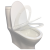Import Automatic Plastic Heated Electric Toilet Seat Cover from China
