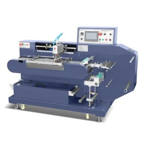 Automatic Small Size Single Color Silk Screen Printing Machine for Polyester Ribbon,Lanyard, Elastic Tape, Knit Tape JDZ-2001