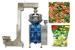 Automatic VFFS packing line(with bucket elevator)for frozen vegetables(model:WP-MC421016)