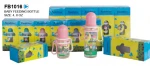 baby feeding bottle with spoon