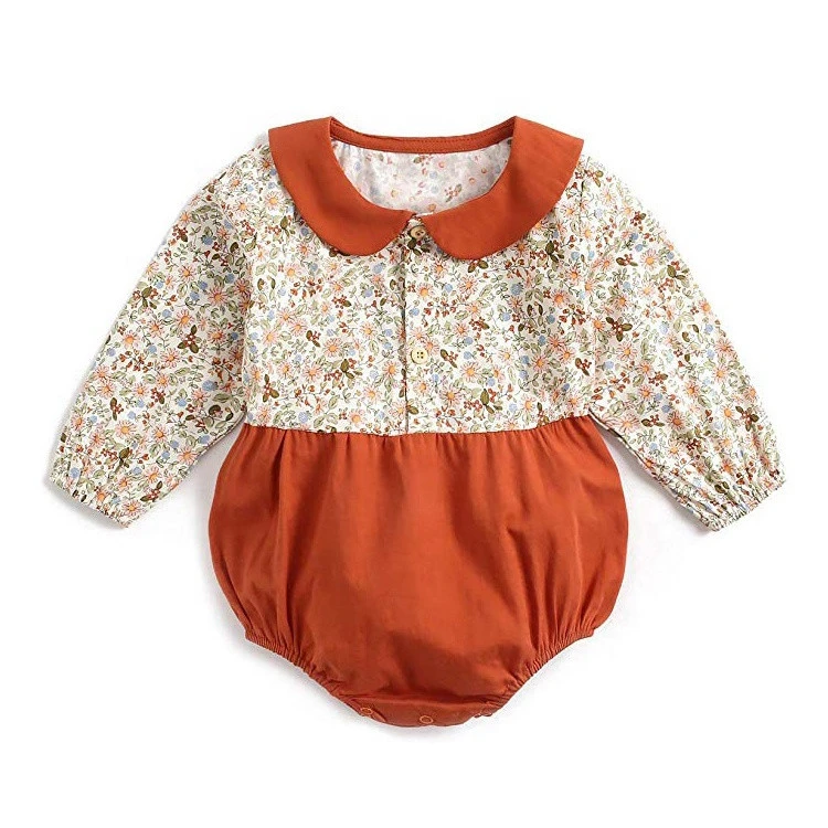 Baby Girl Romper Causal custom bodysuit Newborn Baby rompers 100% cotton