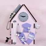 Baby Montessori education wooden toys kid wooden enlightenment toys busy house lock box childrens toys