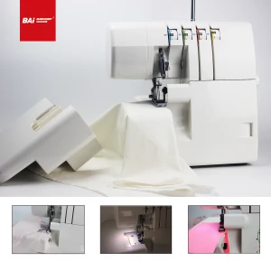 BAI omanual mini overlock sewing machine for household overlock sewing machine 703