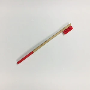 bamboo handle nylon bristle toothbrush raw material