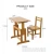 Import Bamboo Height Adjustable School Supplies Set Desk and Chair Set For School Students from China