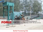 barite beneficiation plant to upgrading low density barite ore , to get 4.2+ barite product