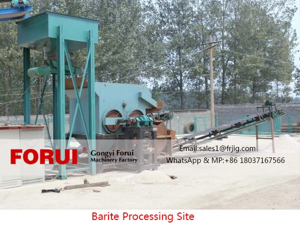 barite beneficiation plant to upgrading low density barite ore , to get 4.2+ barite product