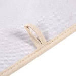 Bathroom Collapsible Eco-friendly Nonwoven Cardboard Laundry Hamper Liner Heavy-duty Storage Basket Organizer Rope Handles
