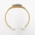 Import BD-A882 new stylish women fresh water pearl bangle gold plating wire wrapped handmade bracelet bangle jewelry from China