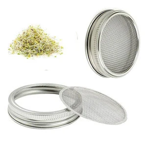 Beans Sprouting Screens 70mm Stainless Steel Sprouting Lids