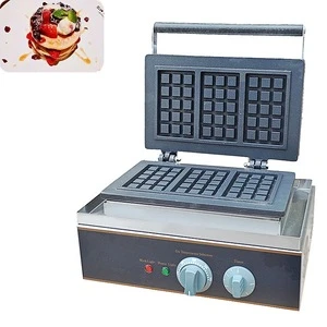 Beautiful appearance and simply operation double waffle maker