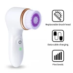 Beauty Product Autofoaming Portable Fully Deep Face Brush Silicone Waterproof Face Brush Cleansing Facial Brush