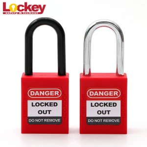 Best Brand cheap 38mm Steel Shackle Lockout Padlock for Industries Loto