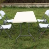 Best Folding Table Portable Plastic Indoor Outdoor Picnic Party Dining Camp Tables
