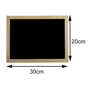 Best quality best sale wood frame 30cm*20cm eco-friendly blackboard supplier baby chalkboard